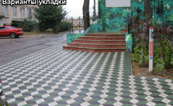 Укладка тротуарной плитки в Аксёново